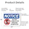 Signmission Do Not Climb In Or Around Dumpster, 24 in W x Rectangle, Aluminum OS-2PACK-NS-A-1824-L-11095 - alternate 3